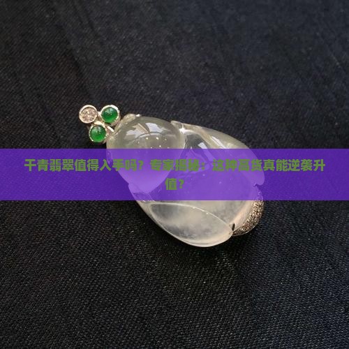 干青翡翠值得入手吗？专家揭秘：这种高货真能逆袭升值？
