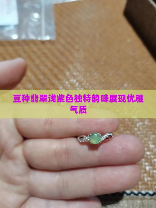 豆种翡翠浅紫色独特韵味展现优雅气质