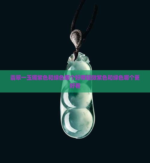 翡翠一玉镯紫色和绿色哪个好带轻微紫色和绿色哪个更好看