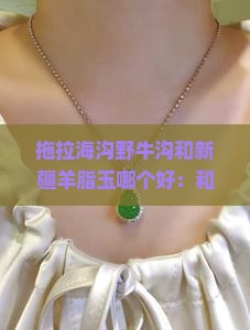 拖拉海沟野牛沟和新疆羊脂玉哪个好：和田玉与羊脂田玉的对比