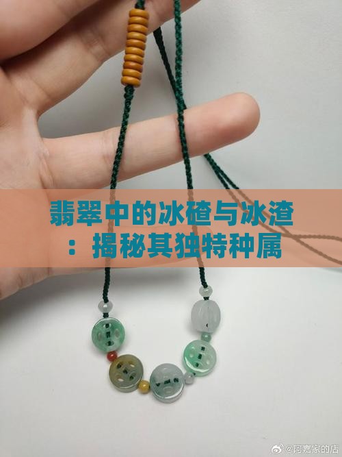 翡翠中的冰碴与冰渣：揭秘其独特种属