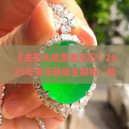 去石头地里淘玉石