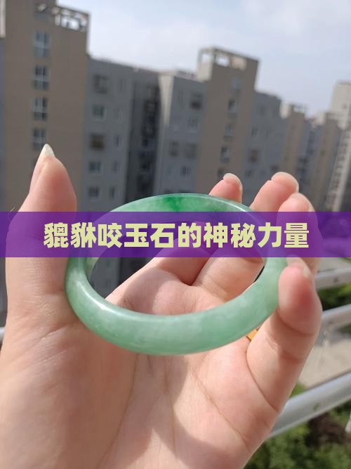 玉貔貅嘴巴咬玉石