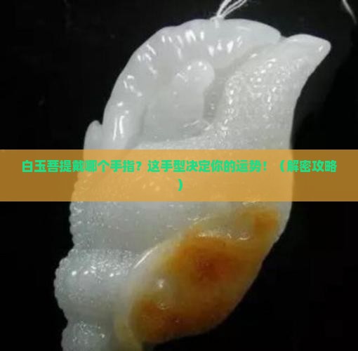 白玉菩提戴哪个手指