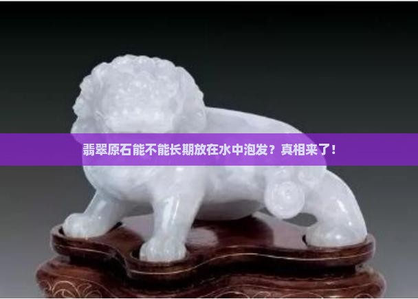 翡翠原石能不能长期放在水中泡发