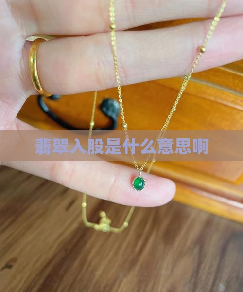 翡翠入股是什么意思