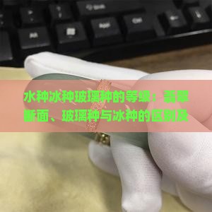 水种冰种玻璃种的等级