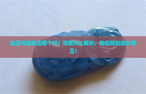 岫玉与独龙玉哪个好