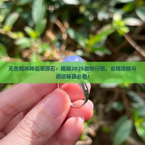 无色糯冰种翡翠原石