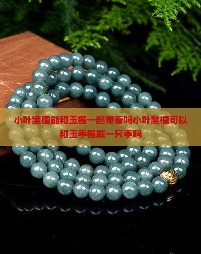 小叶紫檀能和玉镯一起带着吗小叶紫檀可以和玉手镯戴一只手吗