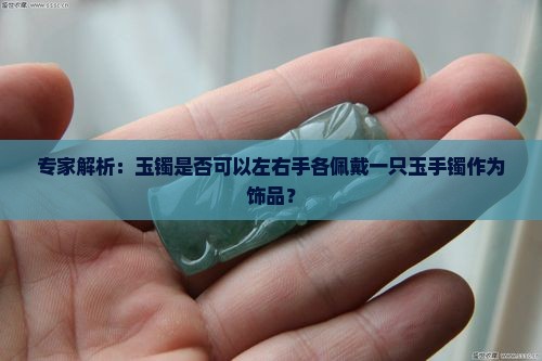 专家解析：玉镯是否可以左右手各佩戴一只玉手镯作为饰品？