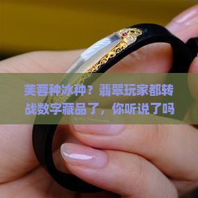芙蓉种冰种？翡翠玩家都转战数字藏品了，你听说了吗？