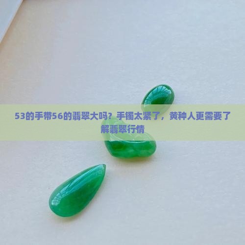 53的手带56的翡翠大吗？手镯太紧了，黄种人更需要了解翡翠行情