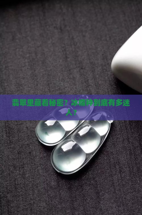 翡翠里藏着秘密？冰糯种到底有多迷人？