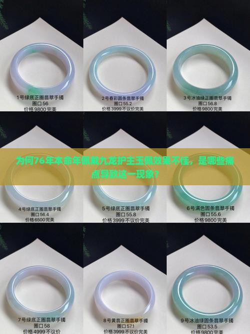 为何76年本命年佩戴九龙护主玉佩效果不佳，是哪些痛点导致这一现象？