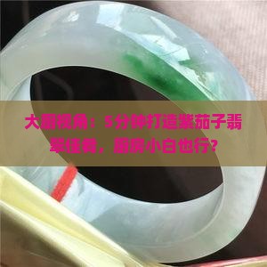 大厨视角：5分钟打造紫茄子翡翠佳肴，厨房小白也行？