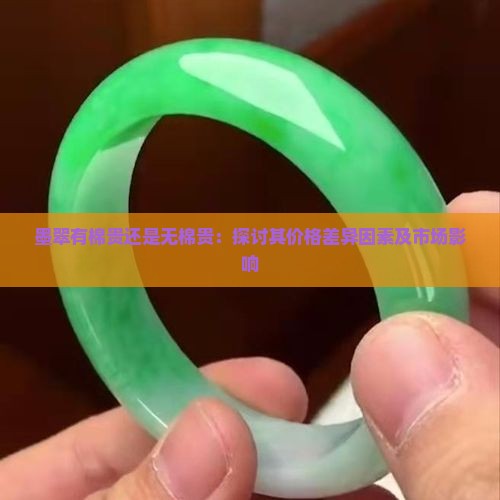 墨翠有棉贵还是无棉贵：探讨其价格差异因素及市场影响