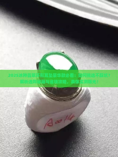 冰种翡翠环形耳坠豪华