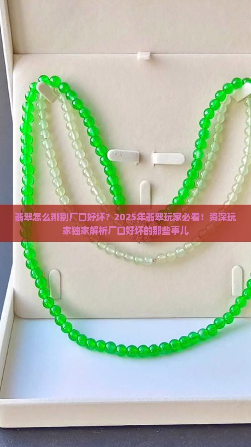 翡翠怎么辨别厂口好坏