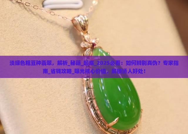 淡绿色粗豆种翡翠