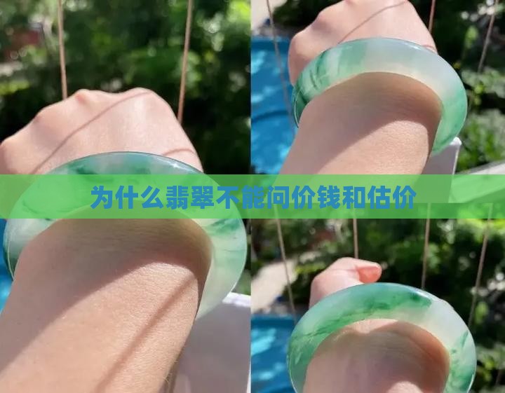 为什么翡翠不能问价钱