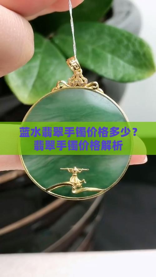 老蓝水豆种翡翠手镯价格大约是多少