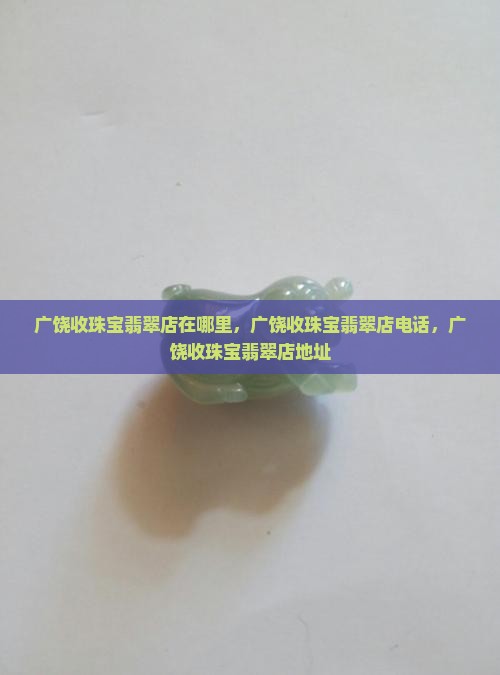 广饶收珠宝翡翠店