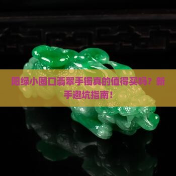阳绿小圈口翡翠手镯
