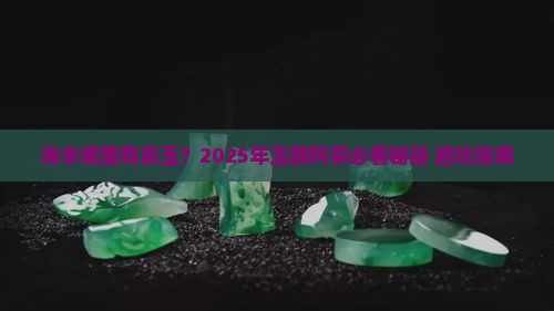 海丰哪里有卖玉