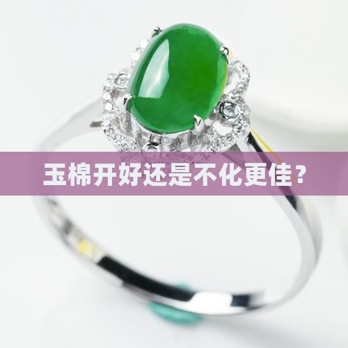 玉棉开好还是不化更佳？