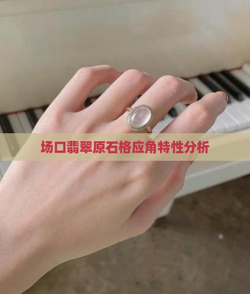 场口翡翠原石格应角特性分析