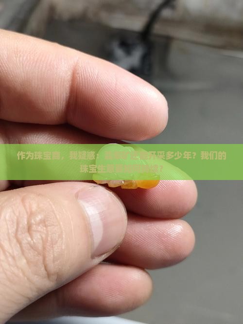 作为珠宝商，我疑惑：翡翠矿还能开采多少年？我们的珠宝生意要如何持续？