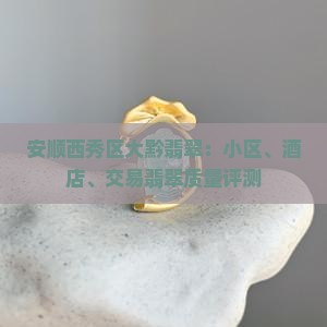 安顺西秀区大黔翡翠：小区、酒店、交易翡翠质量评测