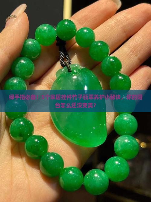绿手指必备！5个家居挂件竹子翡翠养护小秘诀，你的阳台怎么还没变美？