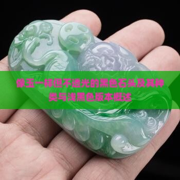 像玉一样但不透光的黑色石头及其种类与浅黑色版本概述