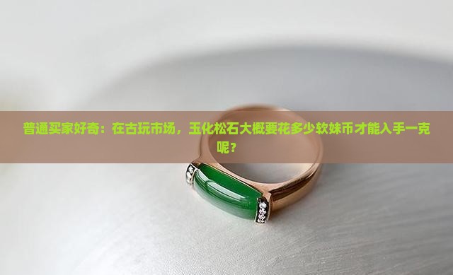 普通买家好奇：在古玩市场，玉化松石大概要花多少软妹币才能入手一克呢？