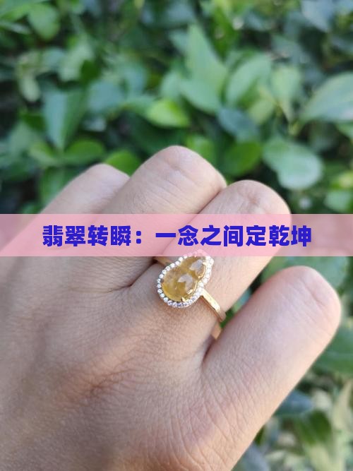 翡翠转瞬：一念之间定乾坤