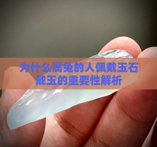 为什么属兔的人佩戴玉石戴玉的重要性解析