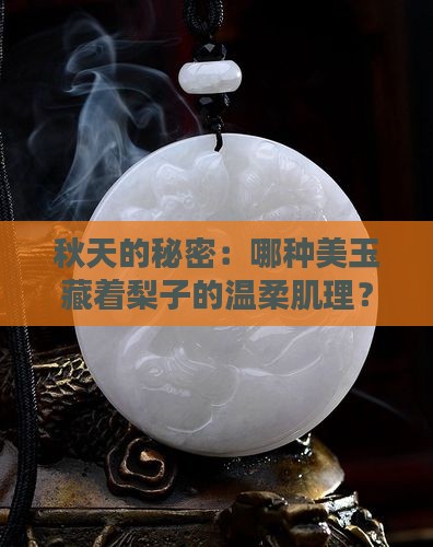 秋天的秘密：哪种美玉藏着梨子的温柔肌理？