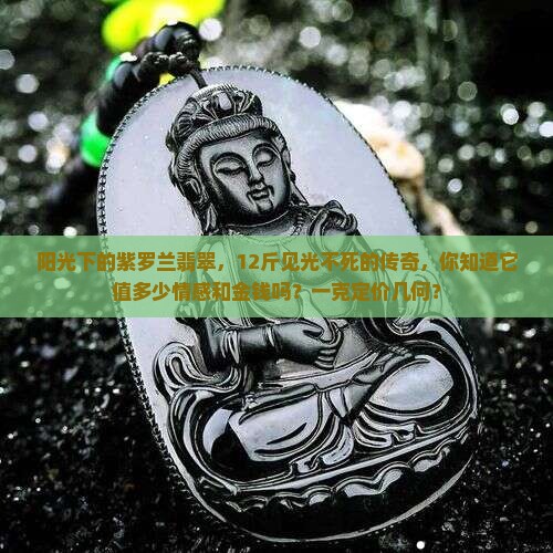 阳光下的紫罗兰翡翠，12斤见光不死的传奇，你知道它值多少情感和金钱吗？一克定价几何？