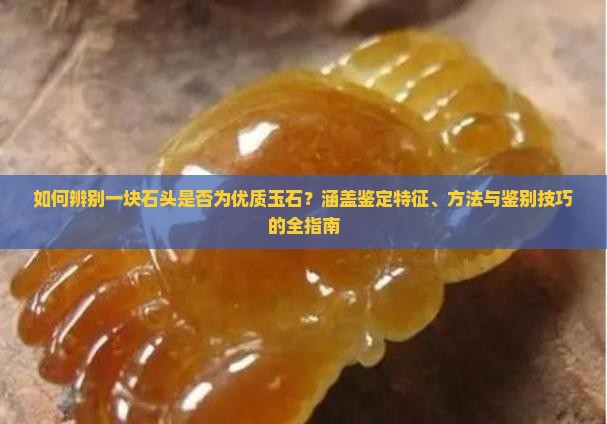 如何辨别一块石头是否为优质玉石？涵盖鉴定特征、方法与鉴别技巧的全指南