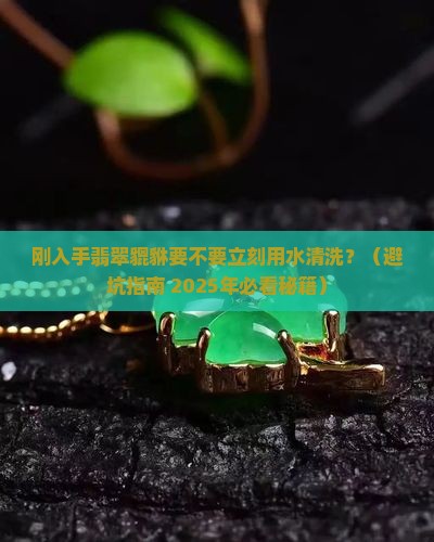 才买的翡翠貔貅回来用水清洗吗可以吗