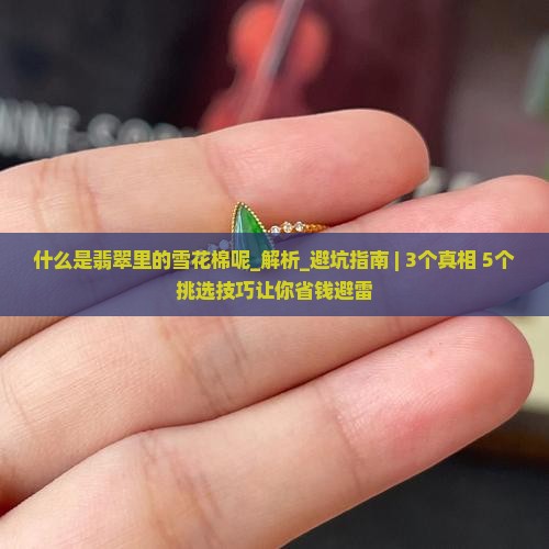 什么是翡翠里的雪花棉呢