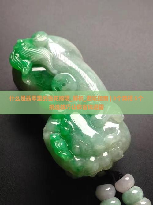 什么是翡翠里的雪花棉呢