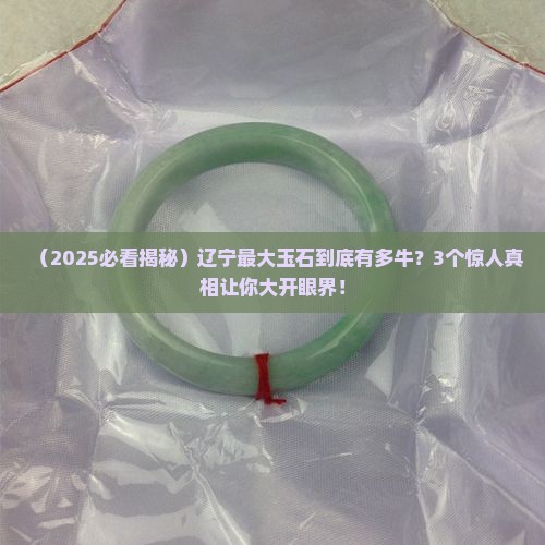 中国辽宁最大的玉石