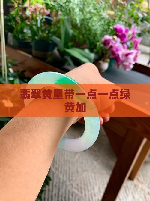 翡翠黄里带一点一点绿黄加