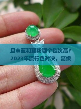 且末蓝和藕粉哪个档次高？2023年流行色对决，高级感与时尚度大揭秘