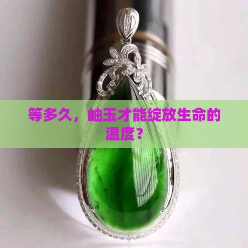 等多久，岫玉才能绽放生命的温度？