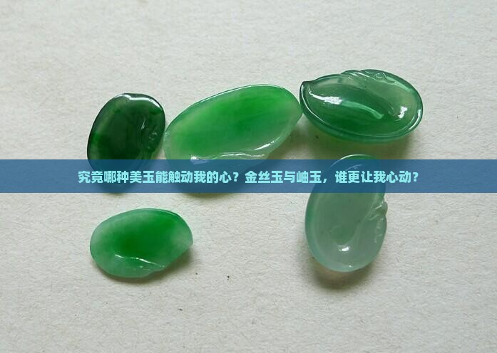 究竟哪种美玉能触动我的心？金丝玉与岫玉，谁更让我心动？