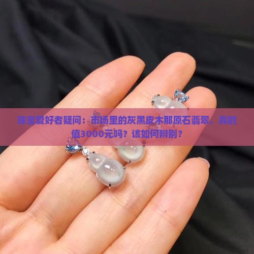 珠宝爱好者疑问：市场里的灰黑皮木那原石翡翠，真的值3000元吗？该如何辨别？